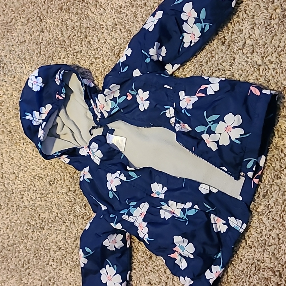 Floral Print Coat